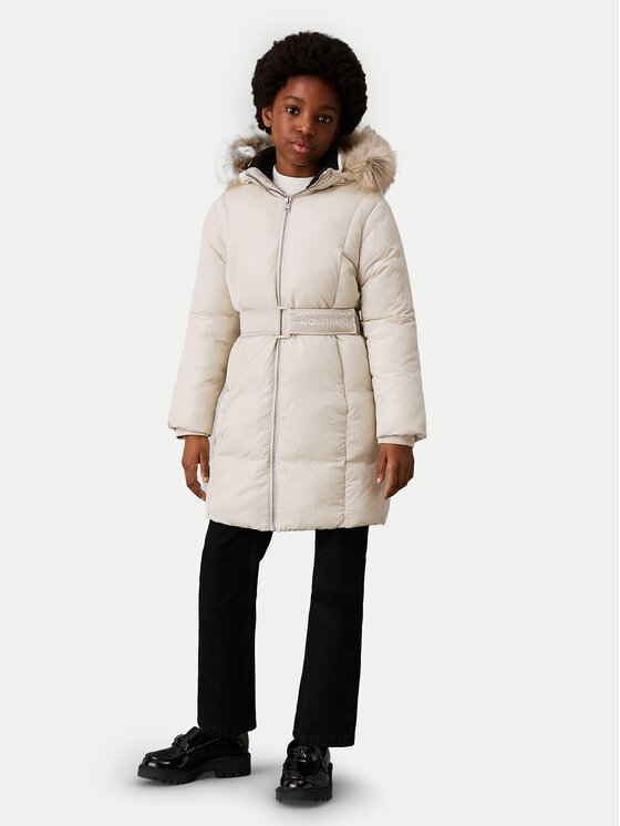 Calvin Klein Jeans Calvin Klein Jeans Зимно яке Classic IG0IG02686 Бежов Regular Fit