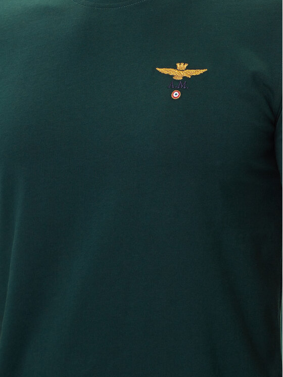 Aeronautica Militare Aeronautica Militare Majica 252TS1580UJ00372 Zelena Regular Fit