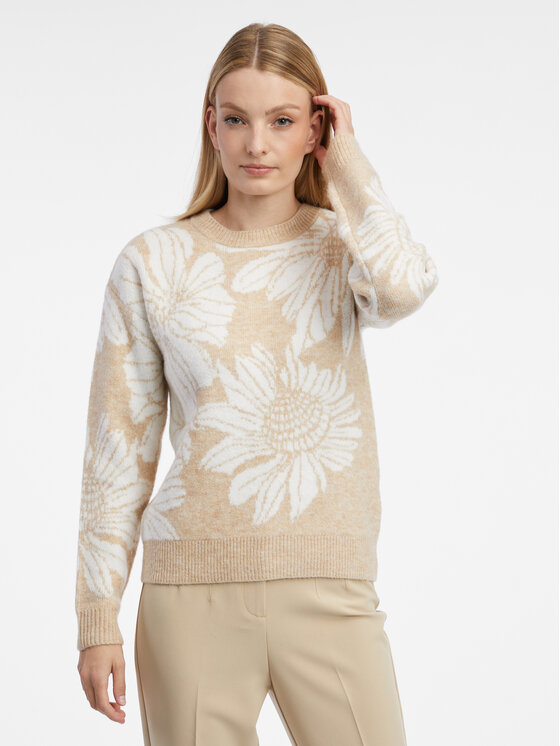Sweter Orsay, Rozmiar S, Biały, 507508082000//L