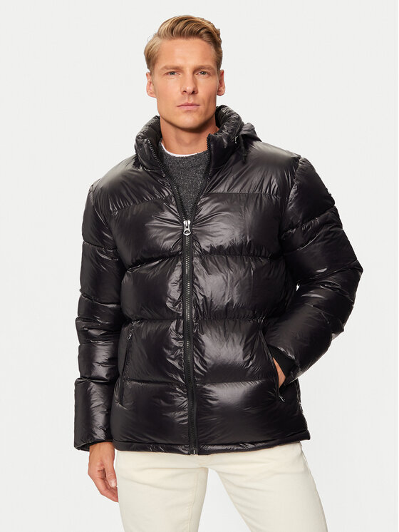 SCHOTT N.Y.C. Zimné bundy COLUMBUSX Čierna Regular Fit