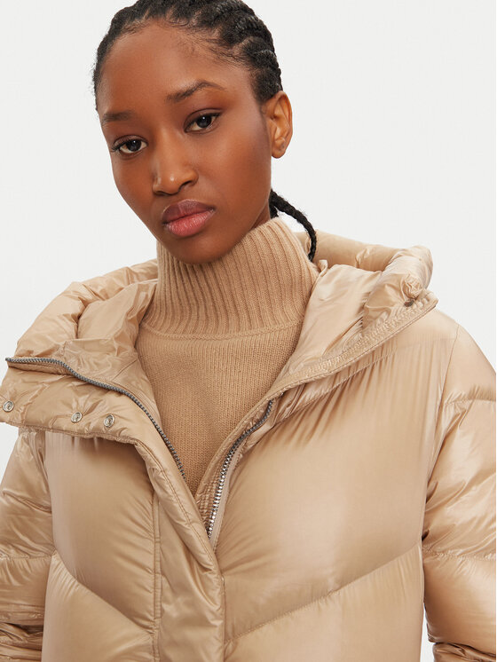 Woolrich Woolrich Μπουφάν πουπουλένιο Aliquippa Long CFWWOU0926FRUT3085 Μπεζ Regular Fit