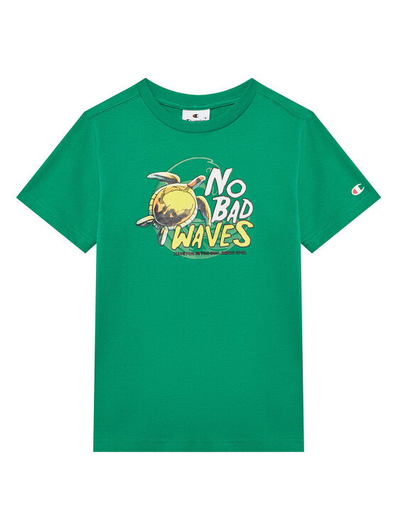 Champion Champion Completo T-shirt e pantaloncini 307063 Verde Regular Fit