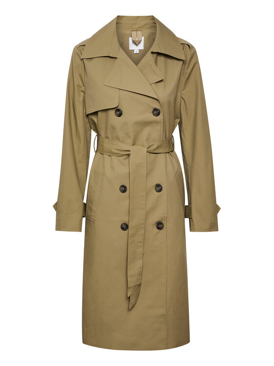 Saint Tropez Saint Tropez Trench 30512301 Smeđa Regular Fit