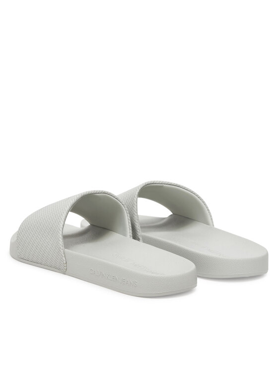 Calvin Klein Jeans Calvin Klein Jeans Klapki Slide Aop Print YM0YM01269 Szary