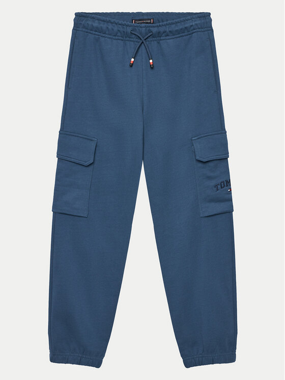 Tommy Hilfiger Pantaloni trening Varsity KB0KB09120 Albastru Regular Fit