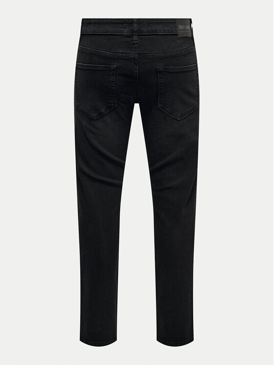 Only & Sons Only & Sons Džinsai Loom 22028637 Juoda Slim Fit