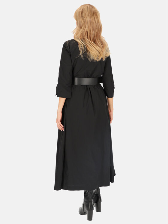 L’AF L’AF Sukienka wieczorowa Wanda Czarny Regular Fit