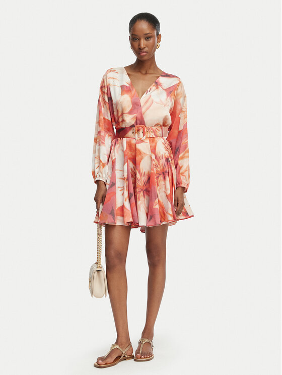 Marciano Guess Marciano Guess Cocktail obleka G6GK58 W2214 Oranžna Regular Fit