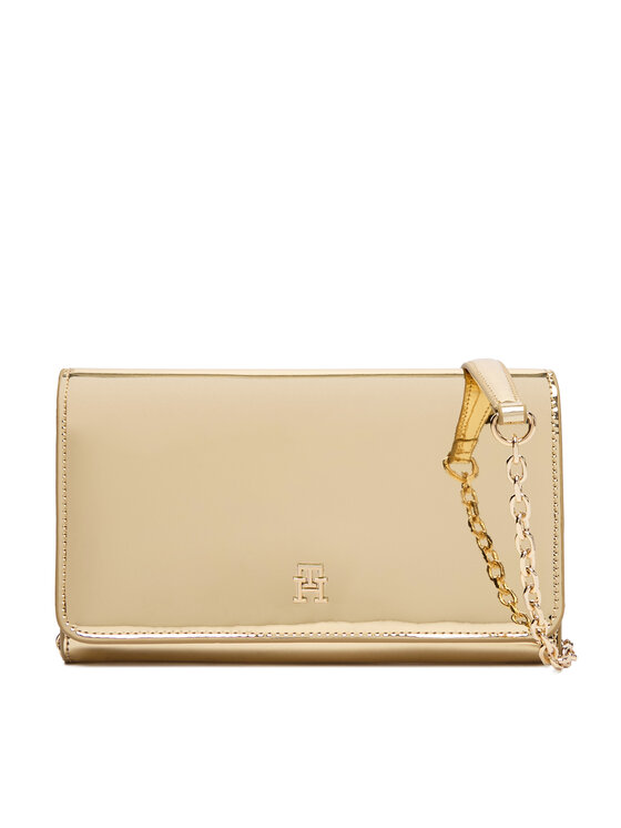 Tommy Hilfiger Tommy Hilfiger Soma Icon Flap W/Chain Met AW0AW17959 Zelta