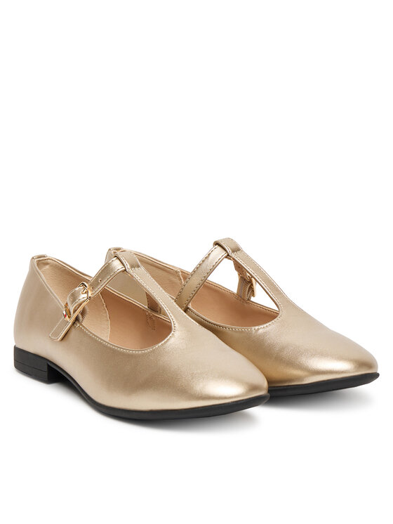 Tommy Hilfiger Tommy Hilfiger Ballerinas T3A3-34001-1372 D Goldfarben
