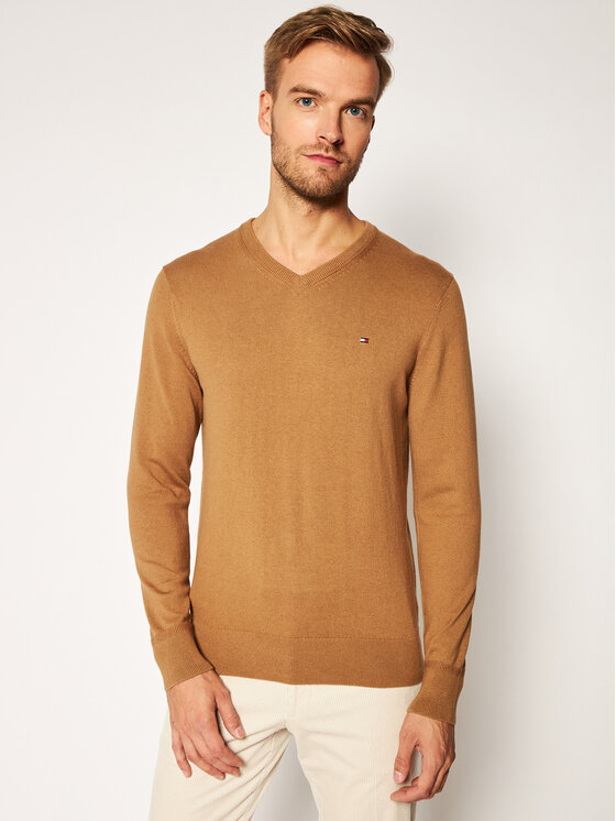 tommy hilfiger beige jumper