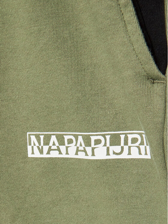 Napapijri Napapijri Auduma šorti Pinta NP0A4GX8 M Zaļš Regular Fit