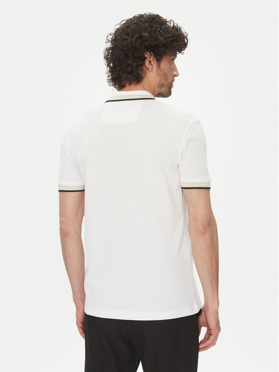 BOSS BOSS Polo majica Paddy 50469055 Écru Regular Fit