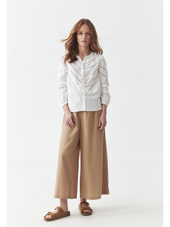 TATUUM TATUUM Bluzka CASSIA Biały Classic Fit