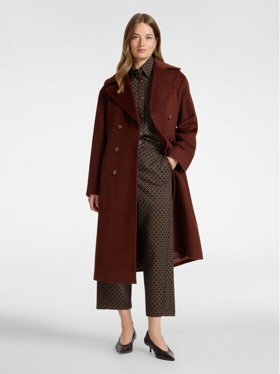 Elena Mirò Elena Mirò Cappotto invernale 0060P000023N022 Marrone Regular Fit
