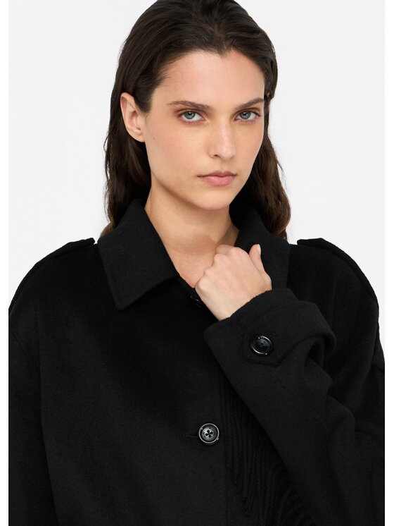 Liu Jo Liu Jo Trench CF5058T462722222 Nero Regular Fit