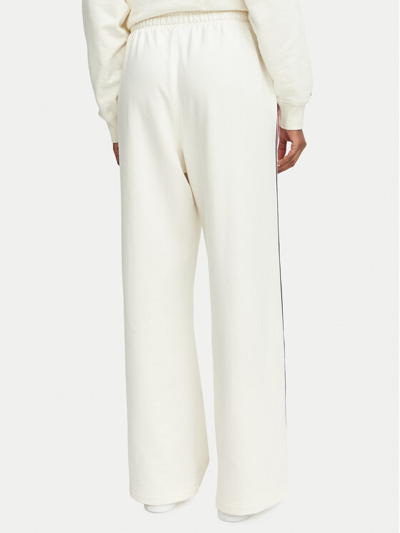 Tommy Hilfiger Tommy Hilfiger Sporta bikses UW0UW06628 Krēmkrāsas Wide Leg