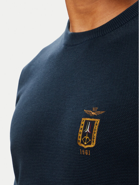 Aeronautica Militare Aeronautica Militare Пуловер 262MA1667UL00463 Тъмносин Regular Fit