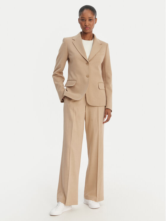 Weekend Max Mara Weekend Max Mara Marynarka Ginnasta 2615911011 Beżowy Slim Fit