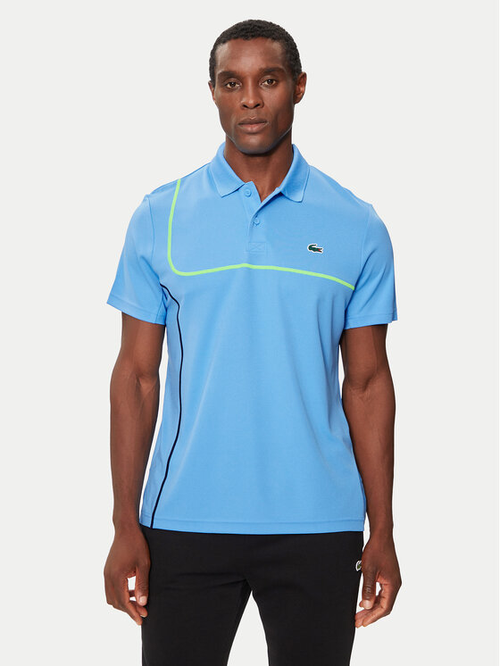 Lacoste Polokošeľa DH7362 Modrá Regular Fit