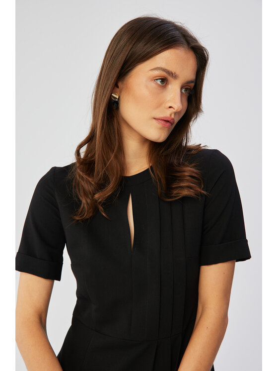 Stylove Stylove Večerní šaty S361 Černá Comfortable Fit