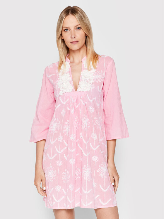 Vestito estivo Elena IC22 004 Rosa Regular Fit