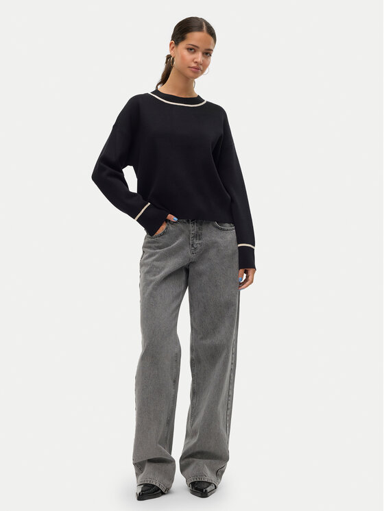 Vero Moda Vero Moda Πουλόβερ Saba 10318077 Μαύρο Regular Fit