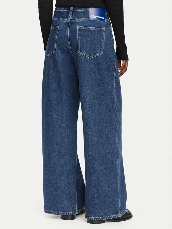 Karl Lagerfeld Jeans Karl Lagerfeld Jeans Teksad B3W10067 Sinine Wide Leg