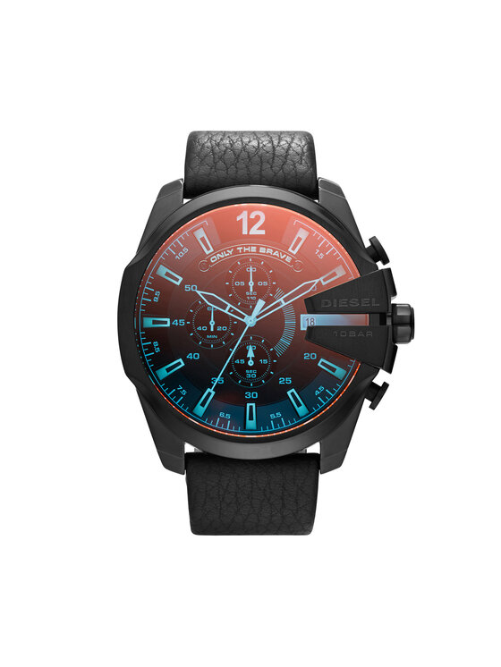 Diesel Diesel Ρολόι Mega Chief DZ4323 Μαύρο