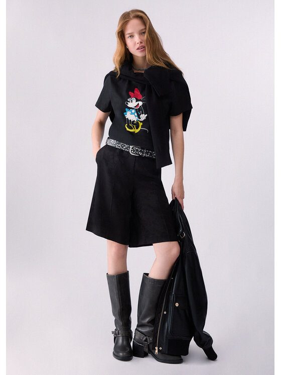 Liu Jo Liu Jo T-Shirt WF6441JS904L9455 Czarny Regular Fit