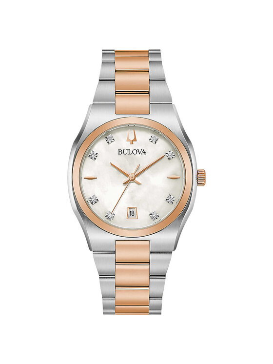 Bulova bulova Zegarek 98P199 Różowe złoto