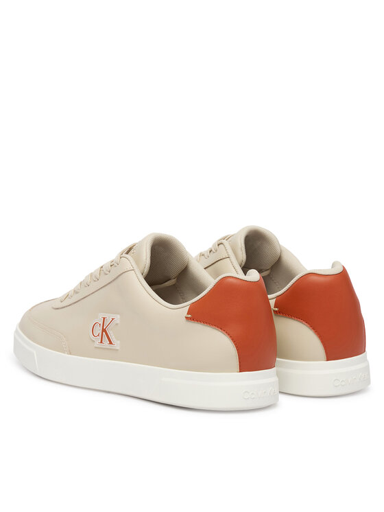 Calvin Klein Calvin Klein Sneakersy Low Prof Cupsole Emb Lth HM0HM02124 Béžová