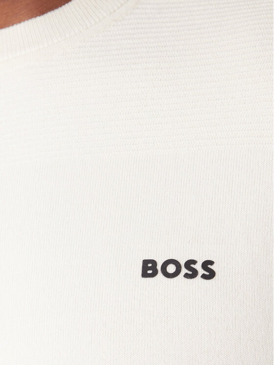 BOSS BOSS Sveter Momentum-X CN 50547507 Écru Regular Fit