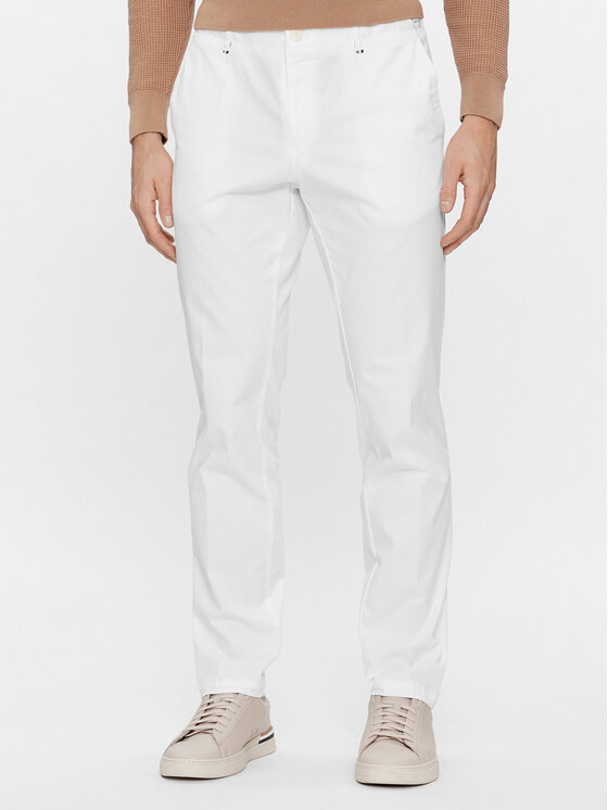 BOSS Boss Chinos C-Genius-W-241 50509778 Fehér Slim Fit