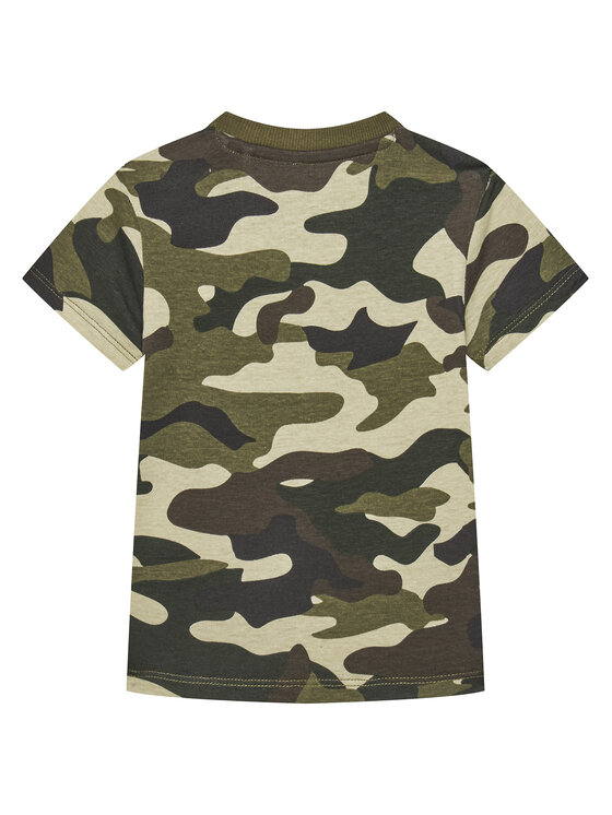 Guess Guess Tricou N5YI04 K8HM4 Verde Regular Fit