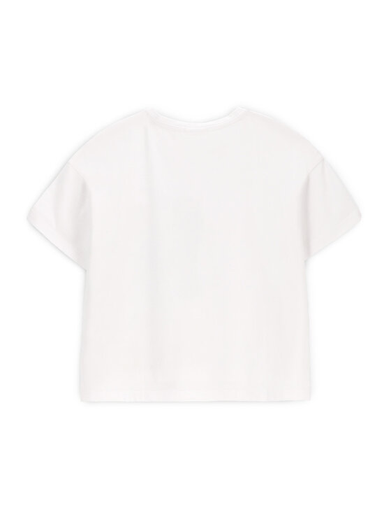 Coccodrillo Coccodrillo Majica WC5143201NGJ Bela Regular Fit