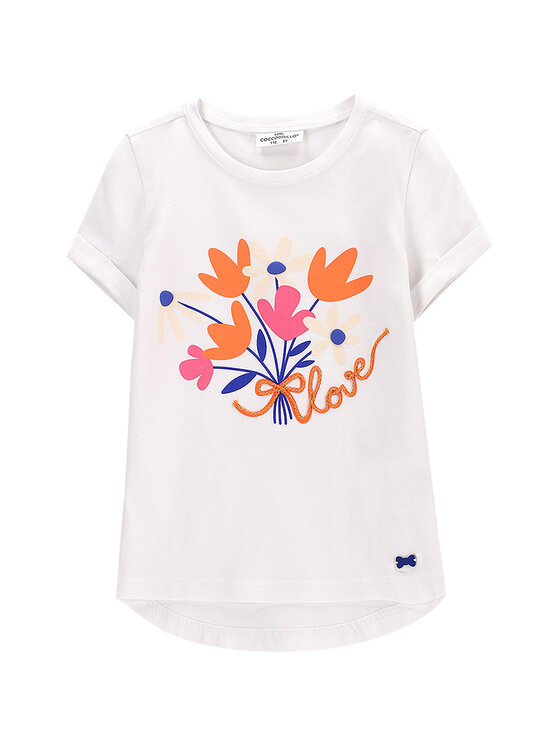 Coccodrillo T-Shirt WC5143201FGK Biały Regular Fit