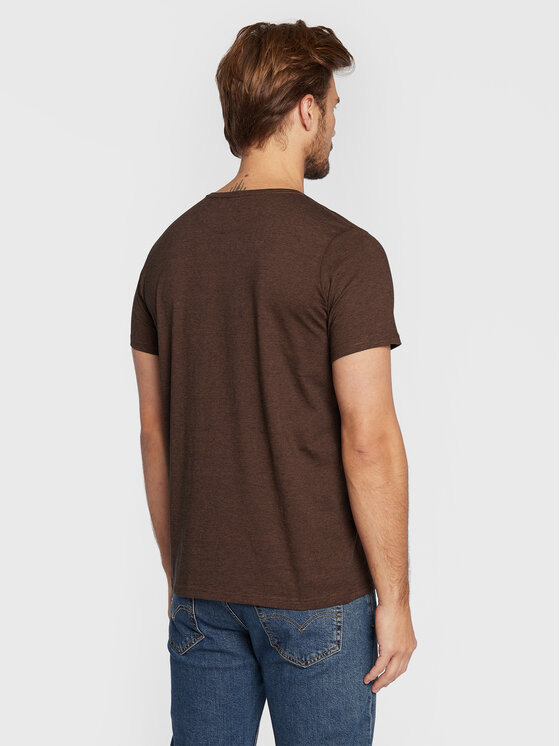 T-shirt Jermane 30204781 Marrone Regular Fit