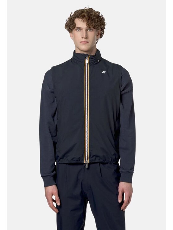 K-Way K-Way Gilet VALEN STRETCH DOT GILET Blu scuro Slim Fit