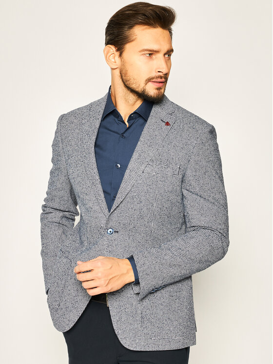 Giacca da abito 2012-00 Blu scuro Slim Fit