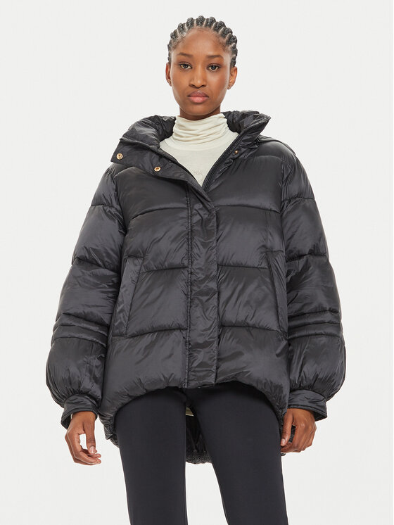 TWINSET TWINSET Žieminė striukė 242TP2300 Juoda Loose Fit