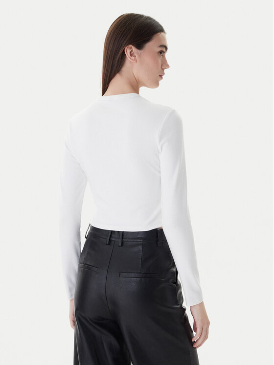 HUGO Hugo Särkpluus Dafilomena_3 50518378 Valge Slim Fit