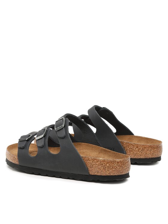 Birkenstock Birkenstock Papucs Florida 1011445 Fekete