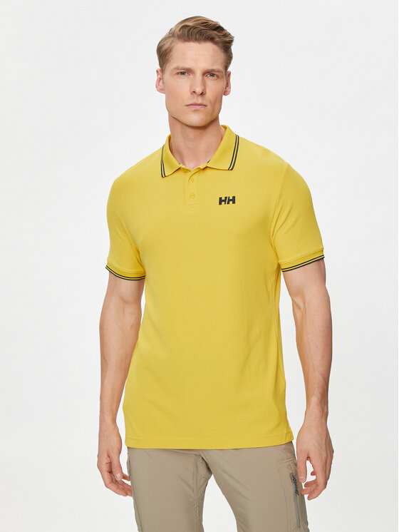 Helly Hansen Polo Kos Polo 34068 Dzeltens Regular Fit