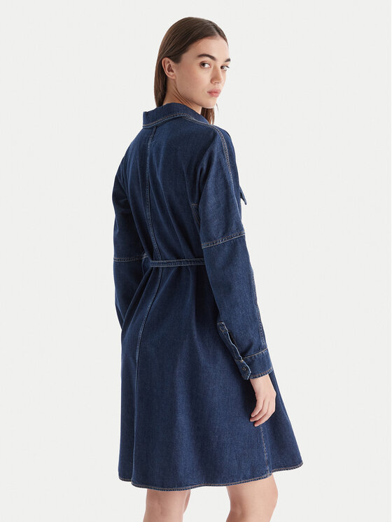Weekend Max Mara Weekend Max Mara Jeans haljina Balenio 2525226081 Tamnoplava Regular Fit