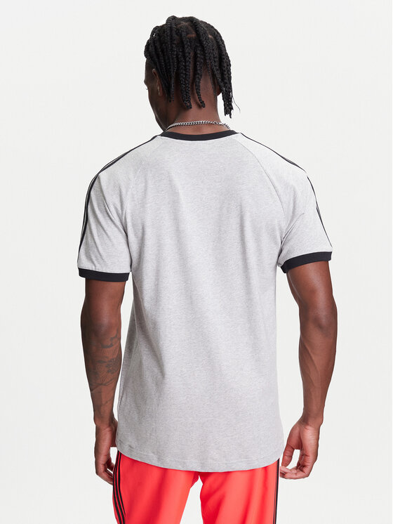 adidas adidas T-Shirt adicolor Classics 3-Stripes JY1369 Grau Slim Fit