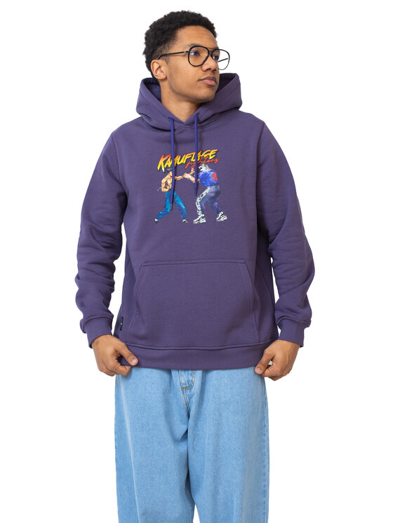 Kamuflage Kamuflage Bluza Endgame Fioletowy Oversize