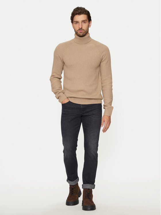 Jack&Jones Jack&Jones Dolčevita Pannel 12258472 Bež Regular Fit