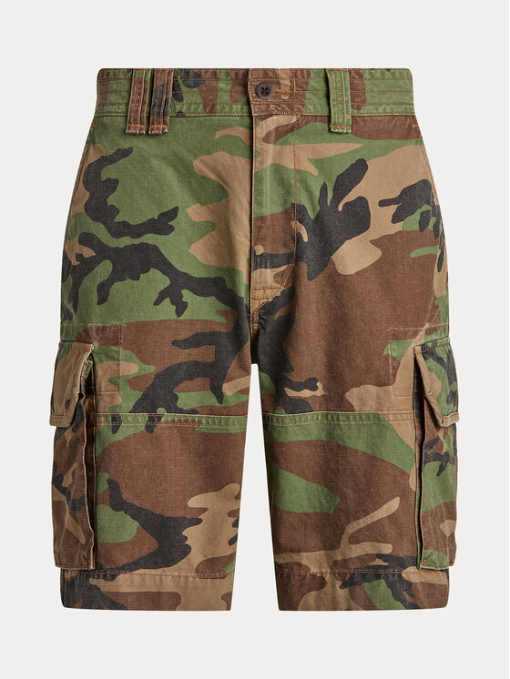 Polo Ralph Lauren Polo Ralph Lauren Auduma šorti 710748127001 Zaļš Regular Fit