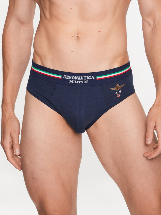 Aeronautica Militare Aeronautica Militare Set od 2 para slip gaćica AM1USL001 Tamnoplava